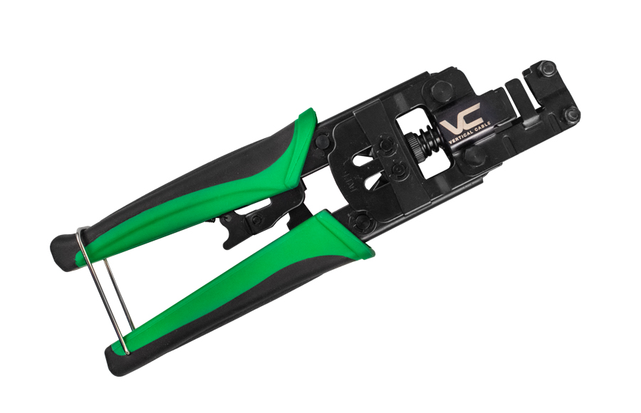 Vertical Cable | &quot;Time-Saver&quot;
I-Punch Termination Tool for
CAT5e, CAT6, CAT6A Shielded
Keystone Jacks