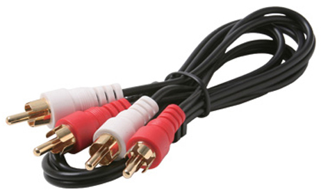 CALRAD | 2-RCA Stereo Audio
Patch Cord 3FT