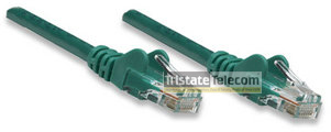 INTELLINET | Patch Cord CAT 5e W/Boot 3&#39; Green