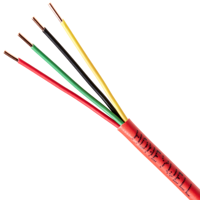 GENESIS CABLE | Cable 18/4 SOL FPLR 1000&#39; Red PB