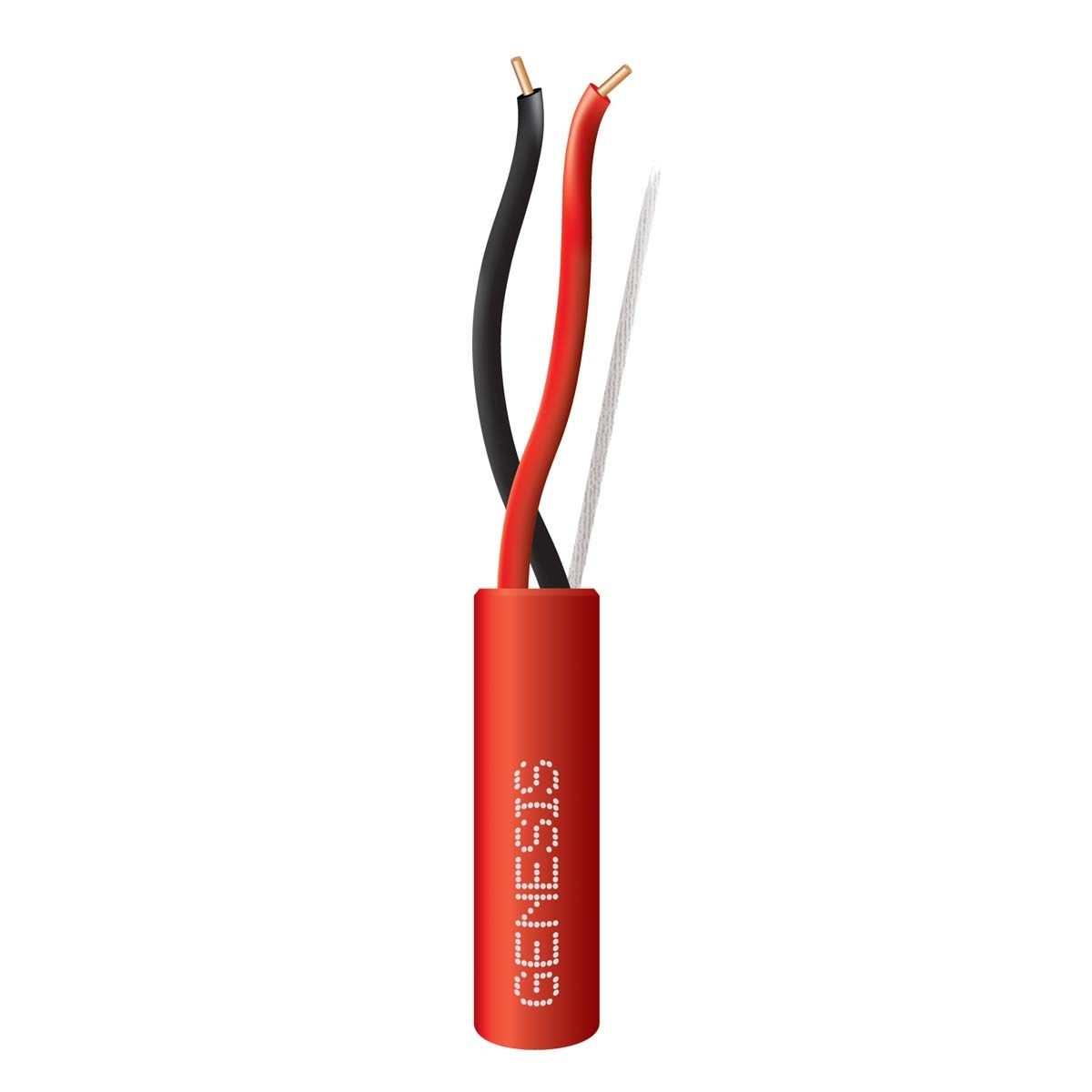 GENESIS CABLE | CABLE 18/2
SOLID CMP RED 1000 FT FPLP PB