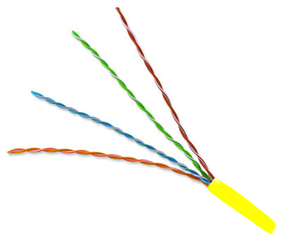 GENESIS CABLE | Cable Cat 6
4PR 1000&#39; PVC YL (No X) PB