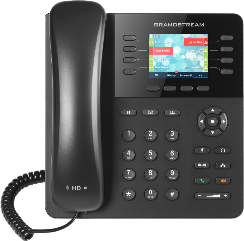 GRANDSTREAM | Telhone IP 3 Line SIP PoE