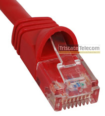 Patch Cord CAT 5e W/Molded Boot 3&#39; Red