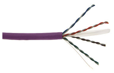 SCP | Cable Cat 6 4 PR 1000&#39; PVC Pull B Purple