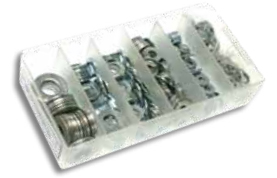 METALLICS | Split Lock Washer Kit 425 Pcs