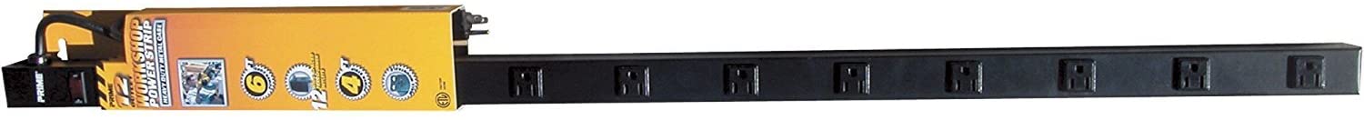 Prime Wire &amp; CAble | POWER
STRIP 12 OUTLET 4FT With 6
Foot Cord