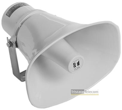 TOA | Paging Horn Speaker, 30
W, 8 Ohms, Mount