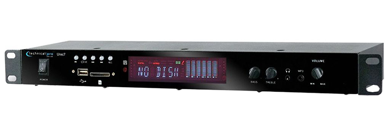 Technical Pro | Audio
Recorder/Player Rackmount 1U