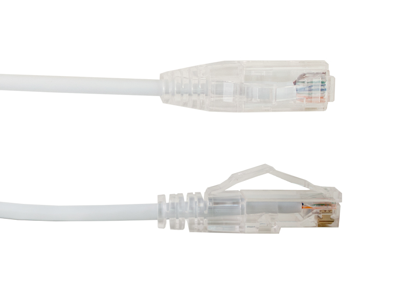 Vertical Cable | Patch Cord
CAT 6A Slim Boot 5&#39; White