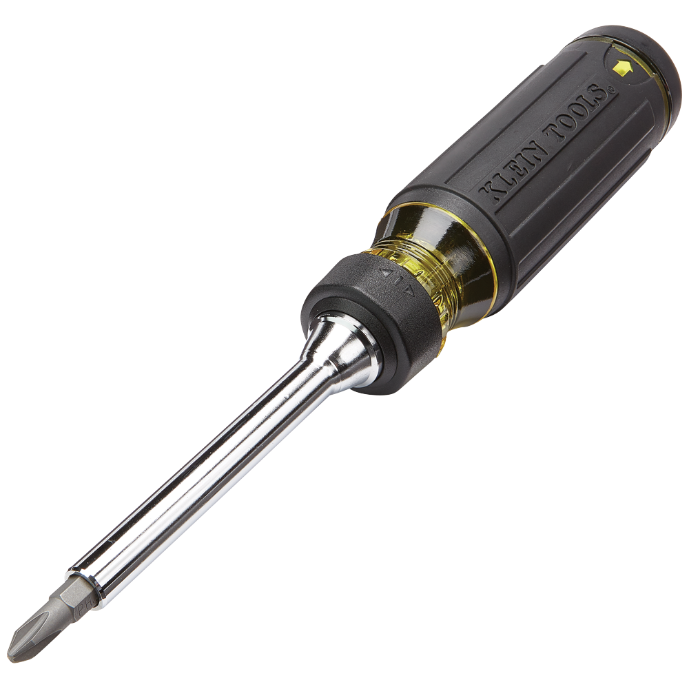 Klein Tools | Screwdriver
15-in-1 Ratcheting with
Cushion Grip Handle