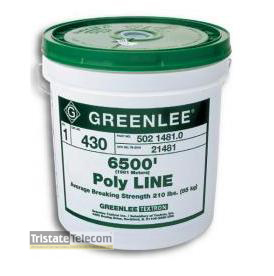 Poly Line 6500&#39; W/Green Trace r