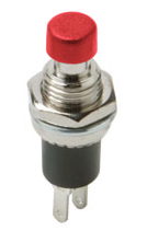 Push Button Mini- Red SPST N/O 10 Pack