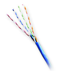 Vertical Cable | Cable Cat 5e 4 PR 1000&#39; PVC Blue