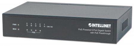 Switch 5 Port Gigabit PoE Powered &amp; Pas