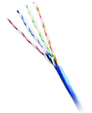 GENESIS CABLE | Cable Cat 5e 4
PR 1000&#39; PVC Blue PB
