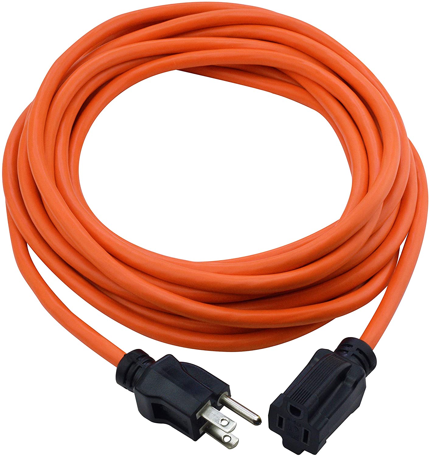 Extension Cord 25 Ft Outdoor Orange 16/3AWG