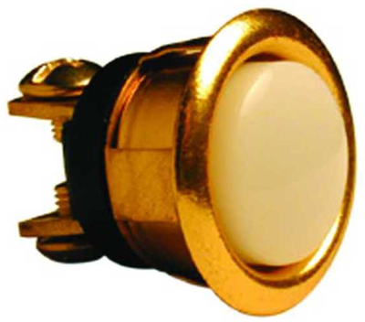 Push Button Brass Lighted 5/8 &quot;