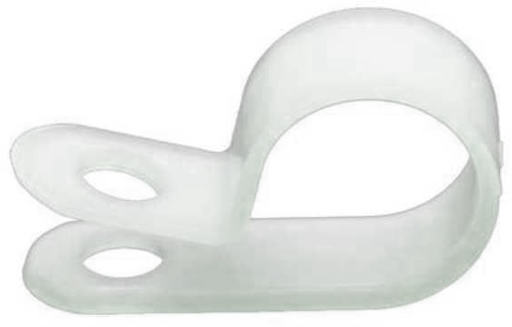 Cable Clamp 1&quot; Clear (100 Pack)