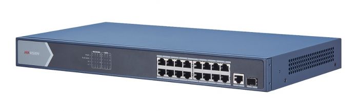 Switch 16 Port Gigabit PoE, 1  Uplink,1 SFP 230W L2 Unmanaged