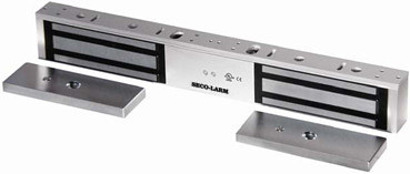 Seco Larm | Magnetic Lock
Double-Door 600LB w/bond
sensor and led