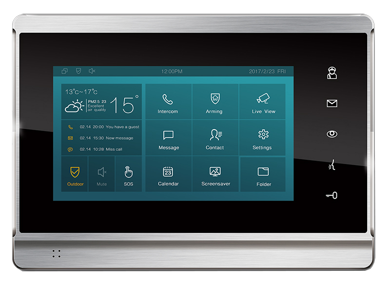 Video Intercom Touch 7&quot;LCD Metal Android