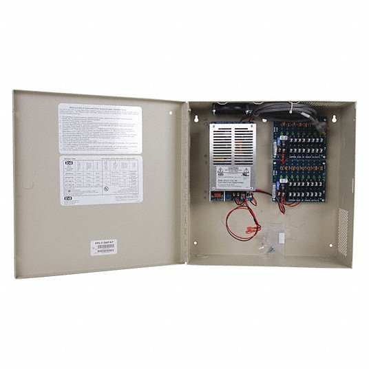 Power Supply - 12VDC, 10 Amp,  with Enclosure, Battery Ready