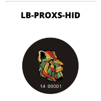 LIONBEAM | Prox Sticker HID Compatible 125khz 10 Pack