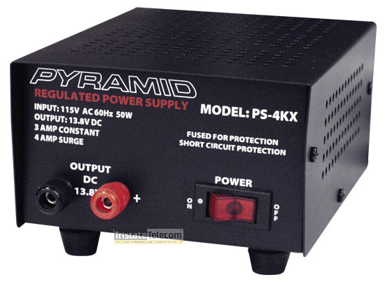 PYRAMID | Power Supply 13.8VDC 3 AMP/4 AMP Surge