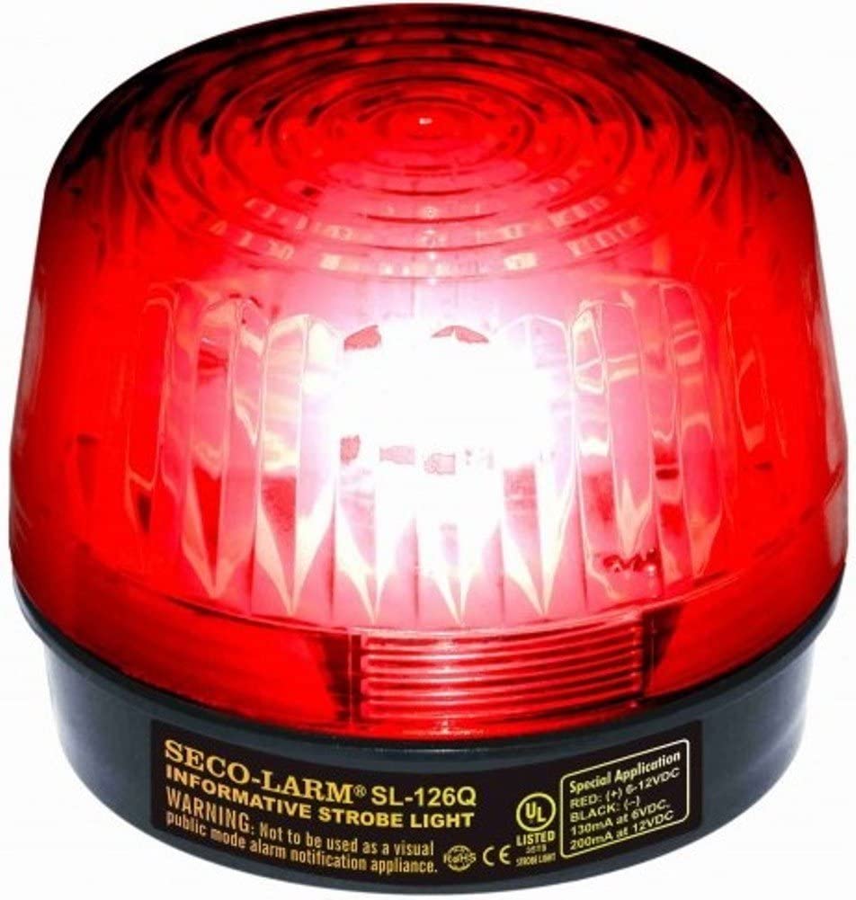 Strobe Light, 6-12VDC Red