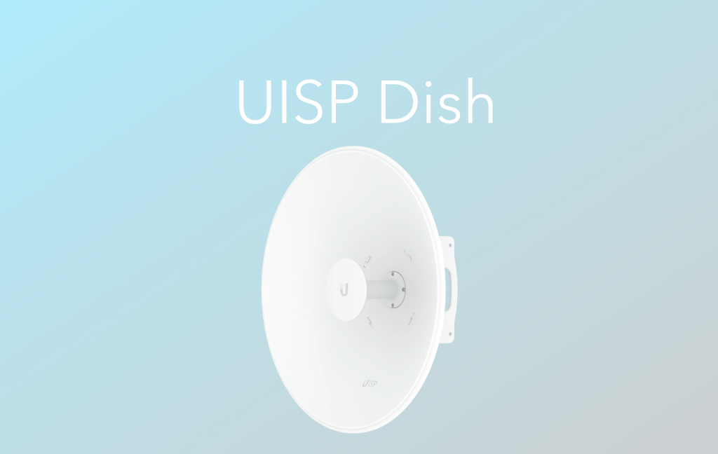 Ubiquiti | UISP Dish PtP Covers a wide operating