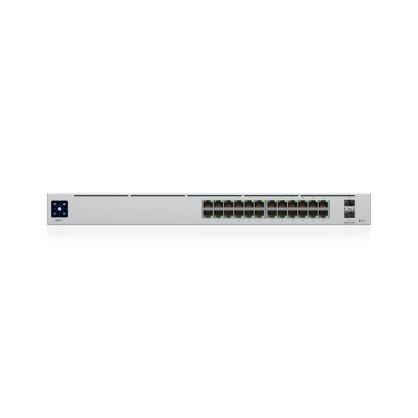 Ubiquiti | Switch Pro 24 24
Port Gigabit Managed Switch 2
10G SFP+ Ports USP-RPS Input