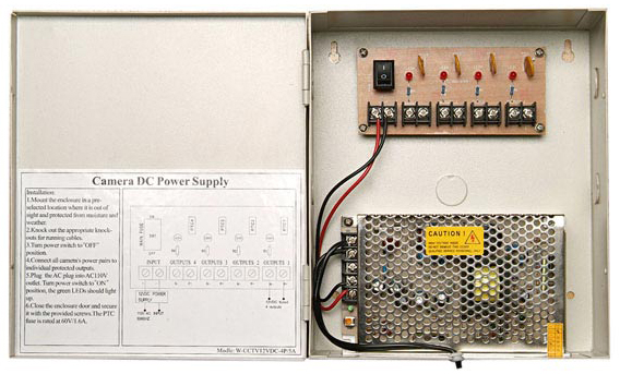 TRISTATE | Power Supply 12VDC
5 Amp 4 CH PTC Fuse