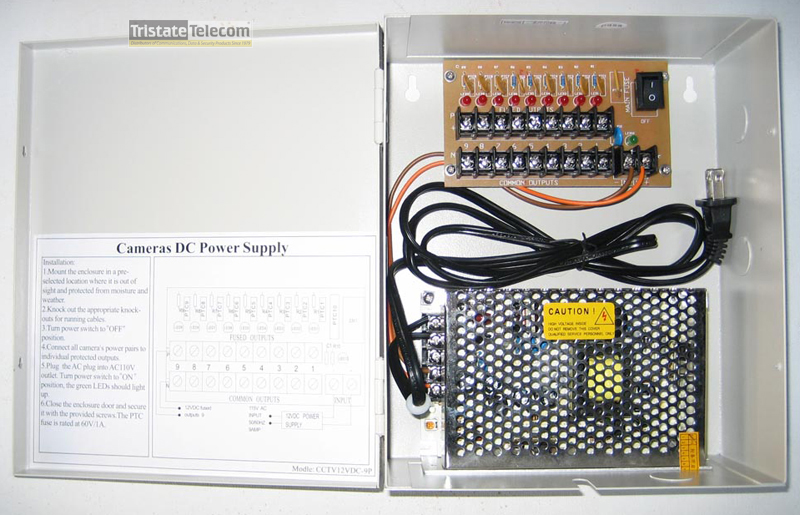 TRISTATE | Power Supply 12VDC
10 Amp 9 CH PTC Fuse