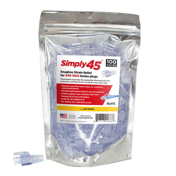 SIMPLY 45 | Integrated Strain  Reliefs for Simply45 