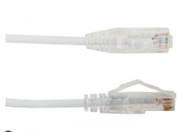 Vertical Cable | Patch Cord
CAT 6A Slim Boot 1&#39; White